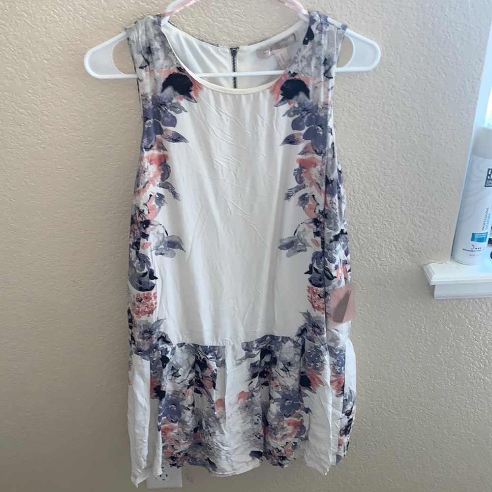 White floral dress!!